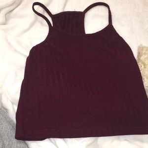 Maroon Halter top